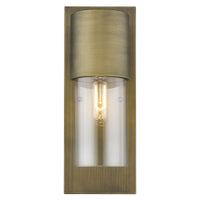 Cooper 1-Light Raw Brass Wall Light