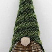 Dark and Light Green Striped Gnome