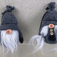 Set of 2 Boy and Girl Hanging Gnomes