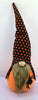 Spooky Orange and Black Halloween Gnome