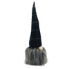 Black Plaid Hat Fabric Gnome