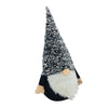 15" Glittery Black and White Sparkle Gnome