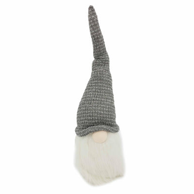 Grey Fabric Gnome with Ultra Long Hat