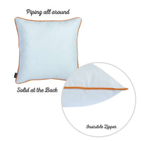 Orange and Cream Give Thanks Throw Pillow