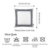 Black and White Greek Key Classic Throw Pillow