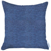 Blue Modern Textured Throw Pillow