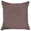 Maroon Red Houndstooth Pattern Throw Pillow