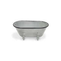 Jumbo Light Gray Bathtub Decorative Sculpture