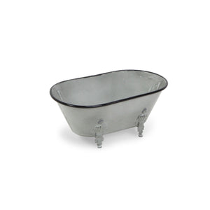 Jumbo Light Gray Bathtub Decorative Sculpture