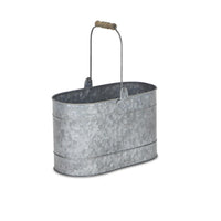 Farmhouse Galvanized Metal Bucket