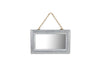 Galvanized Metal Hanging Mirror