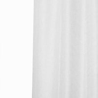 Luxurious White Waffle Weave Shower Curtain