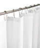 Luxurious White Waffle Weave Shower Curtain