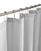 Luxurious Silver Waffle Weave Shower Curtain