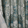 Blue and Gray Decorative Tiles Shower Curtain