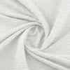 Pearl White Soft Textured Shower Curtain