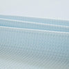 Light Blue Sheer and Grid Shower Curtain and Liner Set