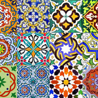 5" X 5" Mediterranean Mash Mosaic Peel and Stick Tiles