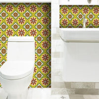 6" X 6" Fortuna Peel and Stick Removable Tiles