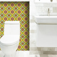 6" X 6" Fortuna Peel and Stick Removable Tiles