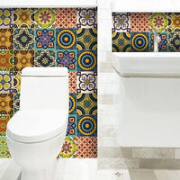 5" X 5" Euro Mosaic Peel and Stick Removable Tiles