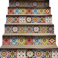 5" X 5" Mediterra Mosaic Peel and Stick Tiles