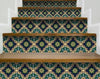 5" X 5" Agean Blue and Green Peel and Stick Tiles