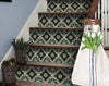 6" X 6" Agean Blue and Green Peel and Stick Tiles