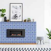 8" X 8" Blue Cloud Peel And Stick Removable Tiles