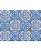 8" X 8" Blue and White Medi Peel And Stick Tiles