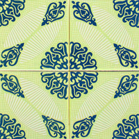 4" X 4" Aegean Orb Removable Peel And Stick Tiles