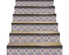 4" X 4" Blue Taupe Nova Removable Peel And Stick Tiles