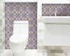 5" X 5" Blue Taupe Nova Removable Peel and Stick Tiles