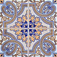 5" X 5" Blue Taupe Nova Removable Peel and Stick Tiles