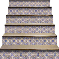 6" X 6" Blue Taupe Nova Removable Peel and Stick Tiles