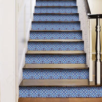 5" X 5" Blue Bali Removable Peel and Stick Tiles