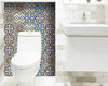 7" X 7" Addison Multi Mosaic Peel and Stick Tiles