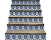 5" X 5" Blue Nelly Removable Peel and Stick Tiles