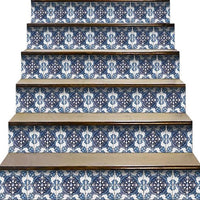 5" X 5" Blue Nelly Removable Peel and Stick Tiles