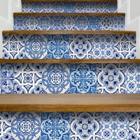 4" X 4" Bluebell Lina Removable Peel And Stick Tiles