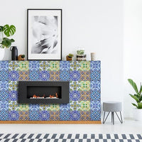 8" X 8" Lima Multi Mosaic Peel and Stick Tiles
