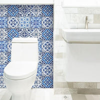 5" X 5" Azul Multi Mosaic Peel and Stick Tiles