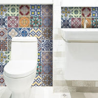 4" X 4" Linna Mutli Mosaic Peel And Stick Tiles