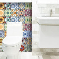 4" X 4" Josephina Mutli Mosaic Peel And Stick Tiles