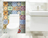 6" X 6" Josephina Mutli Mosaic Peel and Stick Tiles