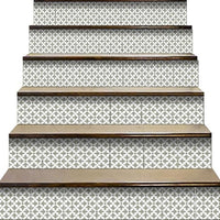 5" X 5" Sage Gray Fleur Removable Peel and Stick Tiles