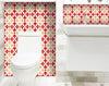 5" X 5" Roja Hola Removable Peel and Stick Tiles