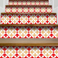 8" X 8" Roja Hola Removable Peel and Stick Tiles