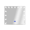 Hollywood USB Touchscreen Light Up Mirror in White Stand