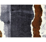 2' x 3' Gray and Brown Abstract Southwest Washable Floor Mat